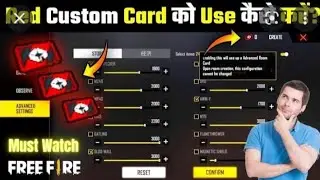 How to use red custom card