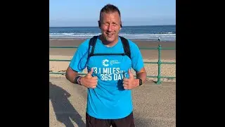 David Ansell's final half marathon walk