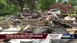 Home leveled by explosion in Jeffersonville | Noon update
