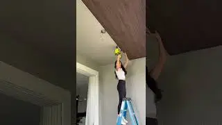 DIY Backyard Glow-Up With Easy Ceiling Planks!