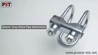 The detail of Seismic Sway Brace Pipe Attachment with Prostrut &lsquo;s trademark
