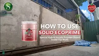 SOLID EcoPrime - Water-Based Special Hybrid Acrylic Polymer Sealer