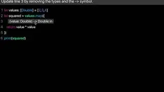 Learn Swift: Closure syntax value in (Chapter 16 Lesson 7)