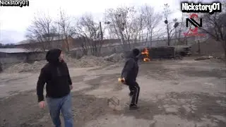 UKRAINIAN CIVILIANS COACHED HOW TO USE MOLOTOV COCKTAILS FOR URBAN WARFARE IN LVIV/RAIA UKRAIN WAKI.