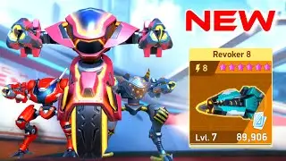 NEW WEAPON Revoker 8 with Killshot Lancer Tengu - Mech Arena