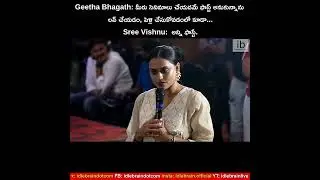 Geetha Bhagath: I thought you were fast in making films, in falling in love, and in getting married too.