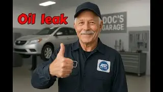 How to repair an oil pan oil leak