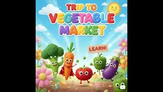 A Trip to the Vegetables market | Learn Vegetable Names for kids