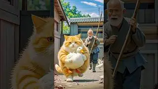 When the cat steals the duck 😸😱 #cat #duck #animals