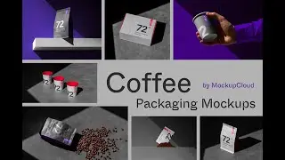 Coffee Packaging Mockups Bundle Stock Graphics Download