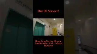 Out Of Service!! Dong Yang Service Elevator - PIM 1 Jakarta Indonesia #t #elevator #shorts #short