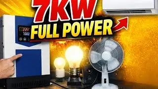 7KW Solar Inverter | PCB Components, IGBT Selection & Full Wiring Guide | Full Load Test