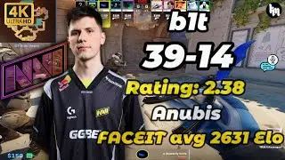 b1t 39 Kills (Anubis) | FACEIT avg 2631 Elo | Feb 6, 2026 | CS2 POV/DEMO
