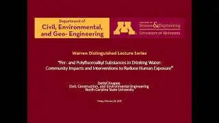 Per- & Polyfluoroalkyl Substances in Drinking Water: Impacts /Interventions to Reduce Human Exposure