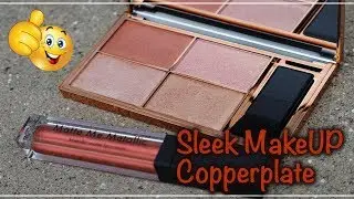 REVIEW NEW Sleek MakeUP Copperplate collection