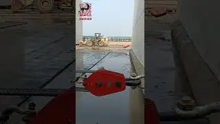Launching Caisson successfully with the help of marine airbags