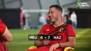 7 seconds challenge Eden Hazard and Thomas Meunier (eng subtitle)