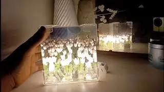 Meesho Tulip Lamp Unboxing & DIY | Aesthetic Room Decor | Viral Lamp 2025