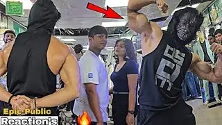 😨SCARY GORILLA Bodybuilder In Super Market💪 Epic Public Reactions || Part-1 || Fitness Master Deepak
