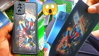 Mi Redmi Note 10/10s/10pro ||  Spiderman Back Skin Warap Lamination || how to apply in mobile