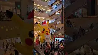 Large Pikachu at Lotte World Mall in Seoul #pikachu #lotteworldtower #seoul #seoul2023