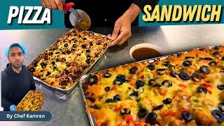 Ultimate Pizza Sandwich | Quick 5-Minute Snack | Easy Homemade Recipe