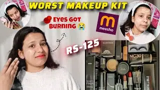 I Regret Buying This Meesho Makeup Kit 😱 | Honest Review