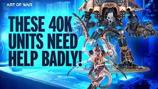 Top 10 Datasheets that Need Buffs in Warhammer 40k