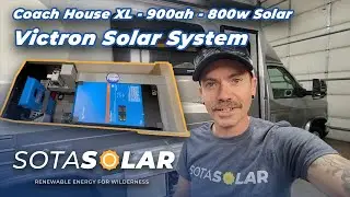 Victron Solar Power Upgrade on a Coach House Platinum XL | 800W + 900Ah + MultiPlus 2 Install