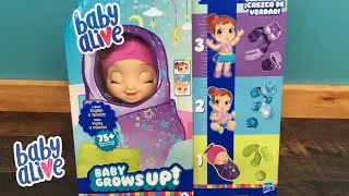 Unboxing New Baby Alive BABY GROWS UP Doll