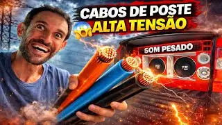 USANDO CABO DE POSTE PARA ALIMENTA&Ccedil;&Atilde;O DA STESTOM VULCAM 5.000