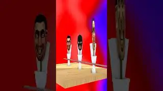 TVman Cameraman Speakerman VS Skibidi Squid Game Tug of War