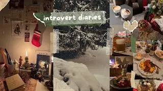 life of an introvert | December vlog | cozy winter diaries | holiday season | lots of food |PATRICIA