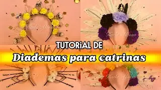 🌸Como hacer diademas para catrinas 💀