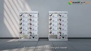 Bluesun's hot-selling industrial and commercial energy storage system.