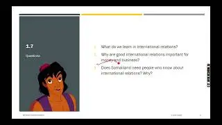 1.7 Questions - Chapter 1 - Theories of IR - Afsomali