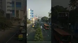 On flyover at Okhla NSIC Metro Station