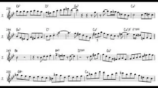 Lover Come Back To Me - Zoot Sims & Al Cohn Solo Transcriptions