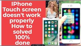 iPhone touch screen doesn't work properly how to solved 100% done