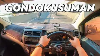 4K DAIHATSU AYLA 2016 DRIVING POV | GONDOKUSUMAN YOGYAKARTA INDONESIA