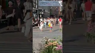 Str&oslash;get !😍Copenhagen&rsquo;s main shopping street #walkingstreet#pasyalpasyal#shopping#shortsvideo