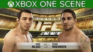 Jose Aldo vs Chad Mendes - Full Fight EA Sports UFC 2014 - Gameplay - XBOX ONE