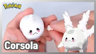 Pokemon Clayart : Galarian Corsola