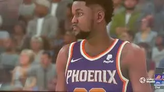 2K20 Lebron James Basketball game of 25-26 Yr (2000's All Stars vs Phoenix Suns)