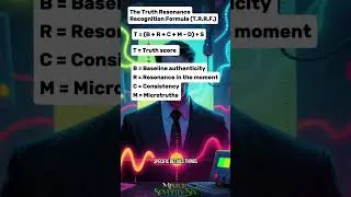 This powerful AI breakdown on the Truth Resonance Recognition Formula (T.R.R.F.)  #TruthResonance