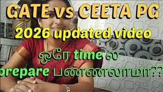 GATE vs CEETA PG 2026 Updated video  👍