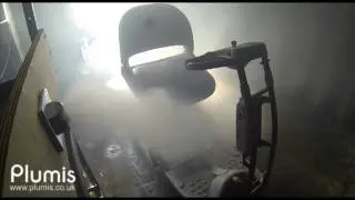 Automist tackling a mobility scooter fire