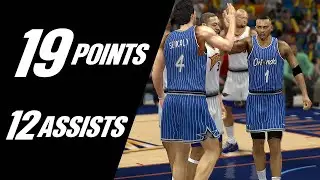 Penny Hardaway Leads the MAGIC with Double-double 19 PTS, 12 ASTS vs WARRIORS | 1998 SEASON