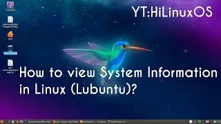 How to View System information in Lubuntu19.04 with Hardinfo