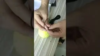 WHIZZ tennis ball with rope for trainer rubber ball